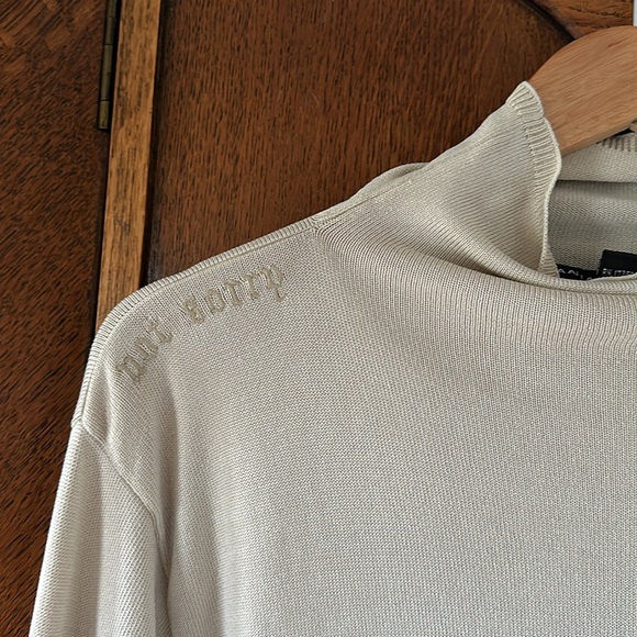 Ellen Tracy Linda Allen Womens Mock-Neck, Pullover Sweat - Picture 3 of 4